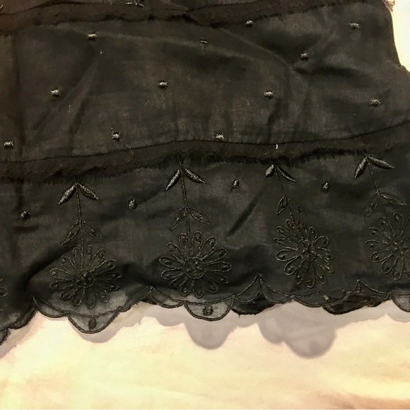 EUC Odille for Anthropologie embroidered top sz 12 - Picture 8 of 12